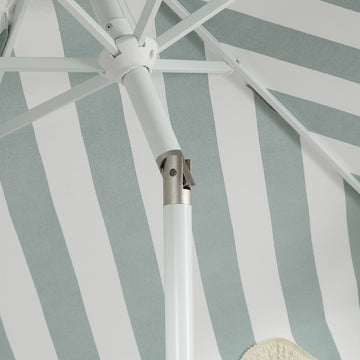 Collins 9 ft. Classic Cottage Tassel Market Patio Umbrella